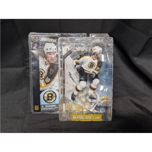 NHL McFarlane's toys Factory Sealed Hokey Figure  Joe Thornton 2001 Series 2 White Jersey