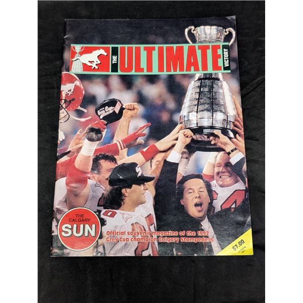 The Calgary Sun Official Souvenir Magazine 1992 "The Ultimate Victory"
