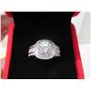 Image 2 : 2.00 CT GRA CERTIFIED ROUND BRILLIANT CUT MOISSANITE STONE VVS D COLOR WITH 12 CHANNEL SET BAGUETTE 