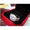 Image 4 : 2.00 CT GRA CERTIFIED ROUND BRILLIANT CUT MOISSANITE STONE VVS D COLOR WITH 12 CHANNEL SET BAGUETTE 