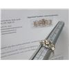 Image 3 : 2.00 CT TW GRA CERTIFIED ROUND BRILLIANT CUT MOISSANITE STONES VVS CHAMPAGNE COLOR WITH 1.00 CT SET 