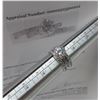 Image 3 : 2.00 CT GRA CERTIFIED ROUND BRILLIANT CUT MOISSANITE STONE VVS D COLOR WITH 30 ROUND BRILLIANT CUT C