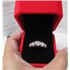 Image 2 : 3.60 CT TW GRA CERTIFIED ROUND BRILLIANT CUT MOISSANITE STONE VVS D COLOR WITH THE 5 MOISSANITE STON