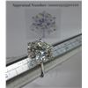 Image 3 : 10.00 CT GRA CERTIFIED ROUND BRILLIANT CUT MOISSANITE STONE VVS D COLOR SET IN 6 CLAW HEAD SET IN 92