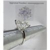 Image 4 : 10.00 CT GRA CERTIFIED ROUND BRILLIANT CUT MOISSANITE STONE VVS D COLOR SET IN 6 CLAW HEAD SET IN 92