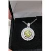 Image 2 : 1.00 CT GRA CERTIFIED ROUND BRILLIANT CUT MOISSANITE STONE VVS YELLOW COLOR WITH 50 ROUND BRILLIANT 
