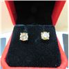 Image 2 : 2.00 CT TW GRA CERTIFIED ROUND BRILLIANT CUT MOISSANITE STONES VVS FANCY ORANGE COLOR SET IN 4 CLAW 