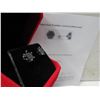 Image 3 : 4.00 CT TW GRA CERTIFIED ROUND BRILLIANT CUT MOISSANITE STONES VVS BLACK COLOR SET IN 6 CLAW FILAGRE