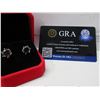 Image 6 : 4.00 CT TW GRA CERTIFIED ROUND BRILLIANT CUT MOISSANITE STONES VVS BLACK COLOR SET IN 6 CLAW FILAGRE