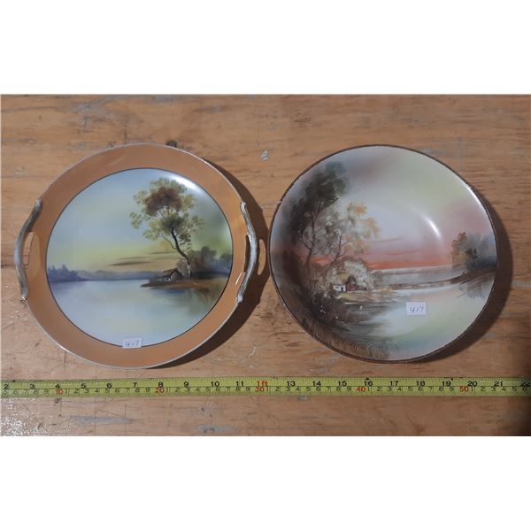 (2) Noritake Bowl and Plate.