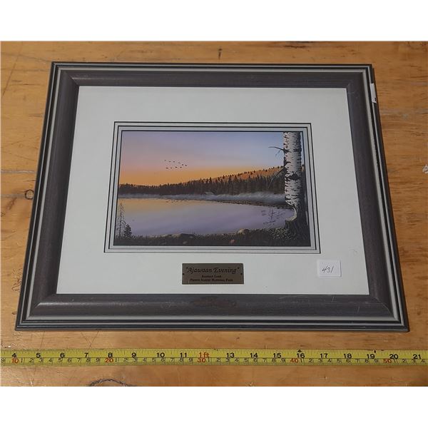 Painting Glen Scrimshaw.