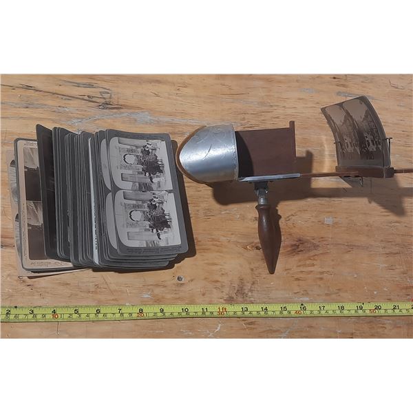 Stereoscope with Slides.