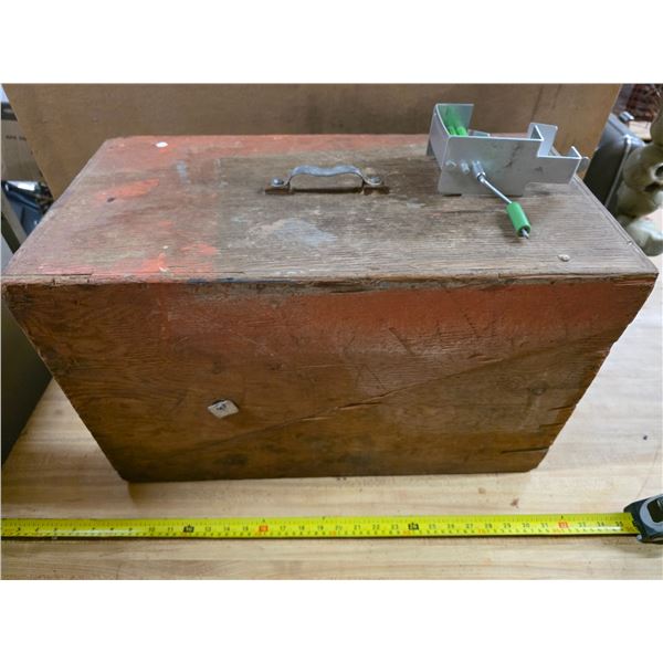 Homemade tool box with contents