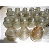 Image 2 : Vintage clear glass insulators