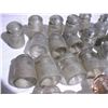 Image 6 : Vintage clear glass insulators