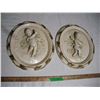 Image 1 : Vintage danesi art cherub wall hangings-13" by 14.5"
