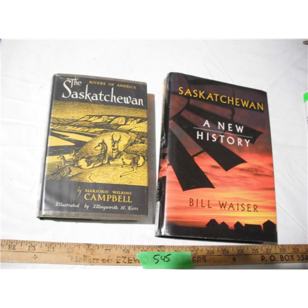 The saskatchewan 1950 book and sask a new history book- 2005