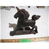 Image 1 : Vintage cast iron horse door stop- 7.5"H