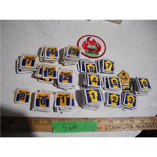 Unused christain service brigade patches