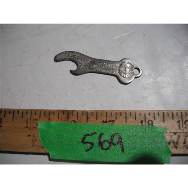 Vintage Calgary  brewing and maltins co bottle cap opener