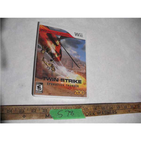WII twin strike game- new sealed