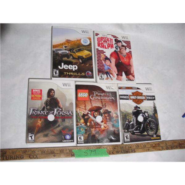 5 wii games
