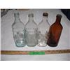 Image 1 : 4 vintage cod liver oil bottles
