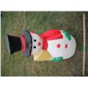 Image 1 : Vintage plastic snowman- 40"H