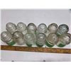 Image 1 : Clear glass insulators- sizes vary