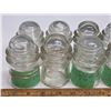 Image 2 : Clear glass insulators- sizes vary