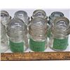 Image 3 : Clear glass insulators- sizes vary