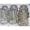 Image 2 : Clear glass insulators- sizes vary