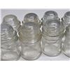 Image 3 : Clear glass insulators- sizes vary