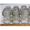 Image 2 : Clear glass insulators- sizes vary