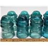 Image 2 : Blue glass insulators- sizes vary