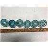 Image 2 : Light blue glass insulators- sizes vary