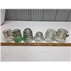 Image 1 : 6 large insulators- sizes vary