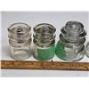 Image 3 : 6 large insulators- sizes vary