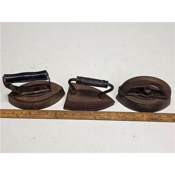 Lot of antique irons