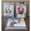 Image 1 : 3 autographed rookie cards (pearson, ratdiffe and wolansky)