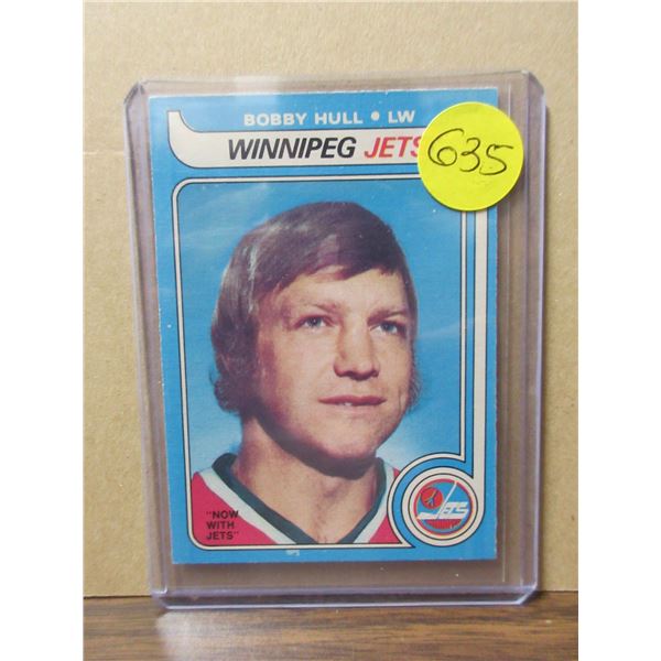 1979-80 opc #185 bobby hull