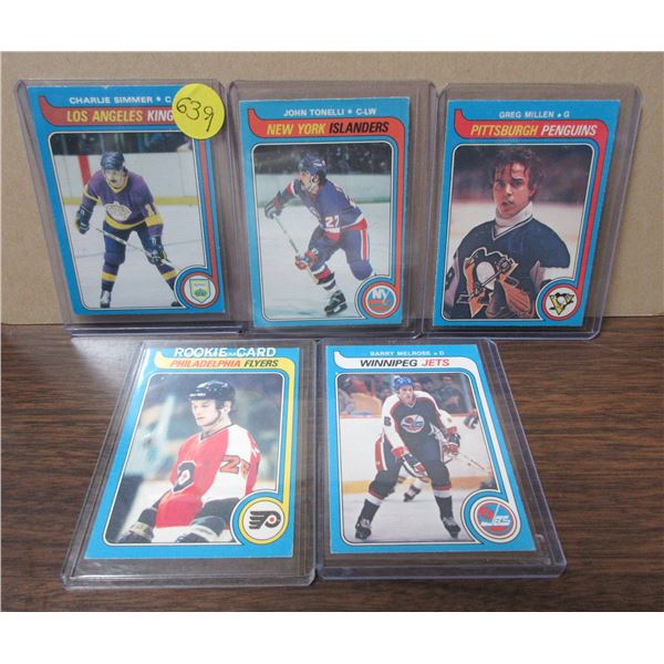 5x1979-80 opc rookie cards