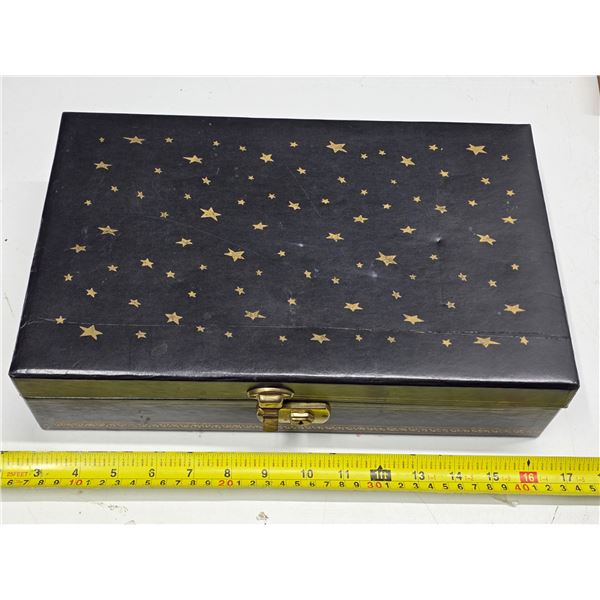 Jewelry box with costume jewelry