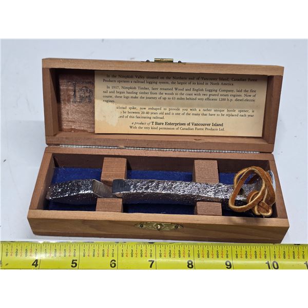 Commemerative rail spike