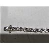 Image 2 : 925 silver bracelet with unverified diamonds