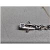 Image 3 : 925 silver bracelet with unverified diamonds