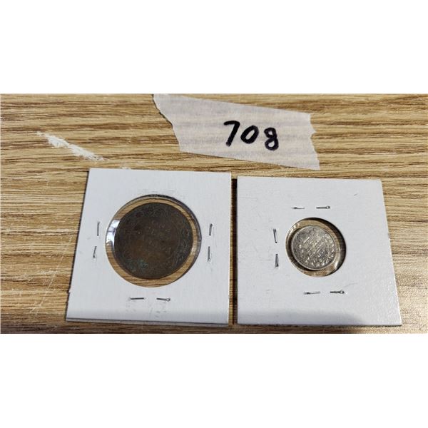 1970 & 1974  .50 cent coins