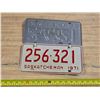 Image 1 : Pair of 1971 Saskatchewan license plates