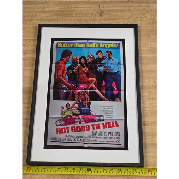 Hot Rods to Hell picture- 21" by 15"