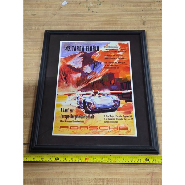 Porche poster- 21" by 17"